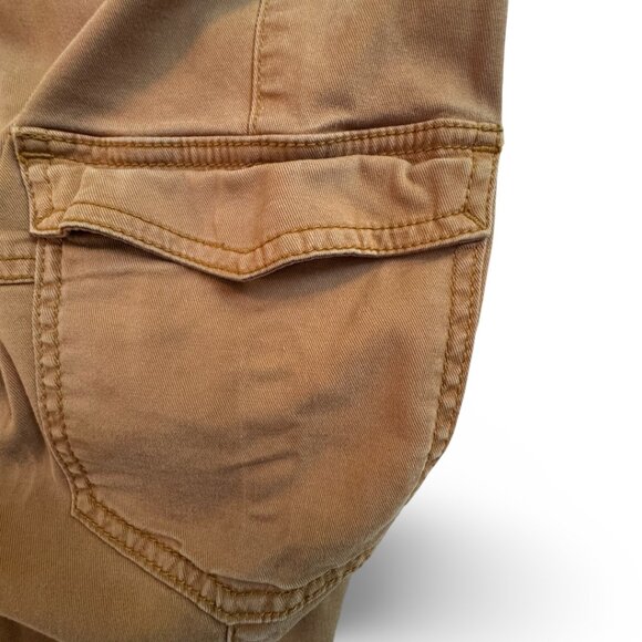 Cabi Paper Bag Cargo Pants - Camel Brown Style 6045 - Women's Size 6 - Picture 9 of 14